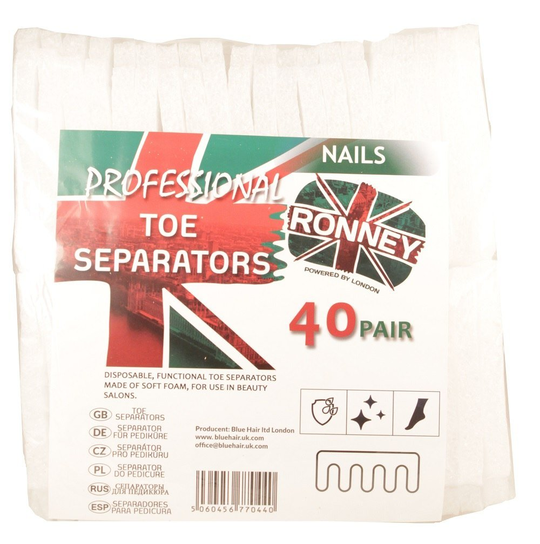 RONNEY - Separator do pedicure TOE SEPARATORS 40 par Ronney