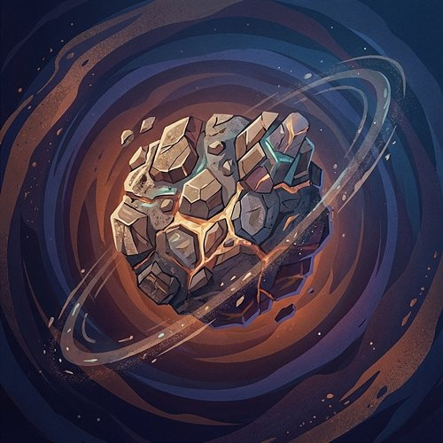 Rugged Asteroid Peter Mueller