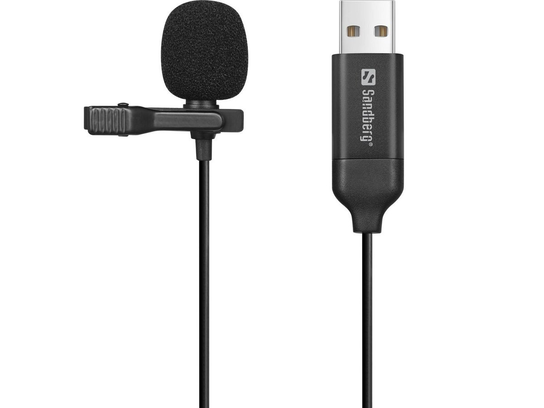 Sandberg Streamer Usb Clip Microphone Sandberg