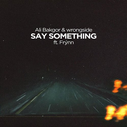 Say Something Ali Bakgor, wrongside feat. Frýnn