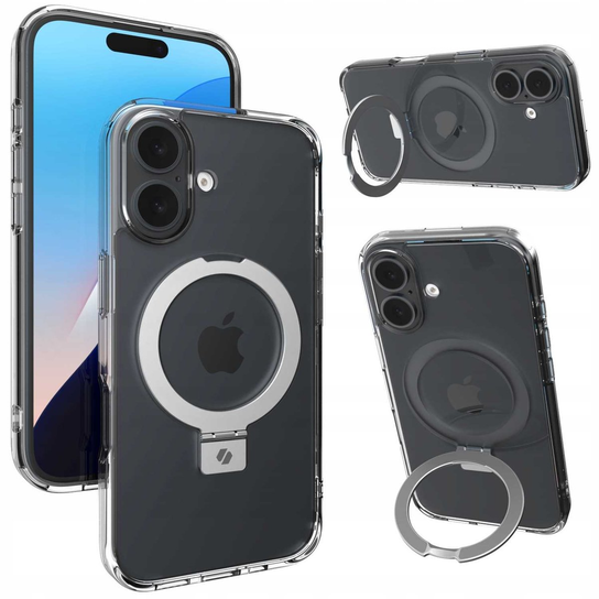 Sc Ring Pro Mag Iphone 16 Clear Spacecase