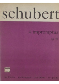 Schubert 4 impromptus PWM