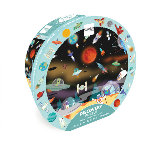 Scratch, Puzzle obserwacyjne - Kosmos 150 el. Scratch