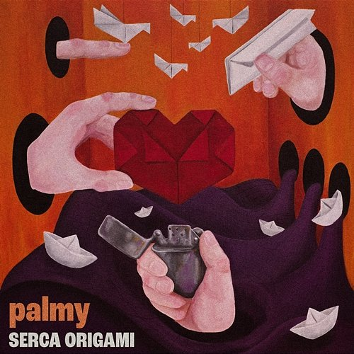 Serca origami Palmy