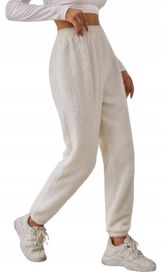 SHEIN SPODNIE DAMSKIE BIAŁE CASUAL BASIC 38 1VBV Shein