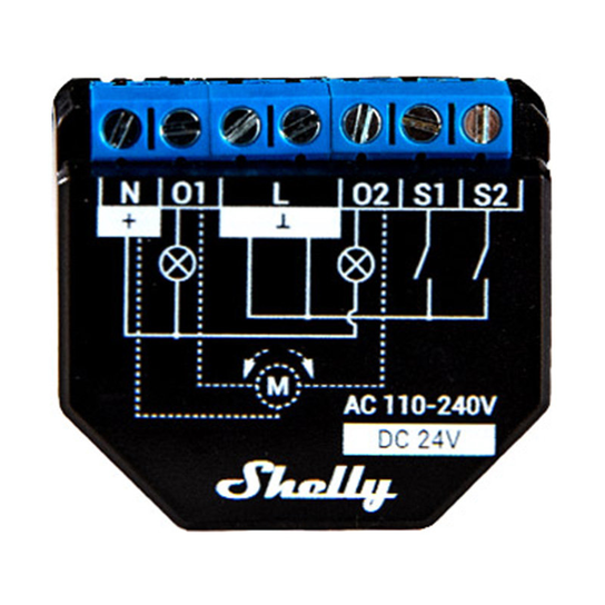 Shelly, Sterownik PLUS 2PM WIFI 2, 059196 Shelly