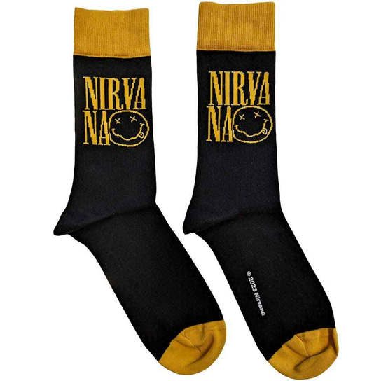 skarpetki NIRVANA - LOGO STACKED-40/45 ROCK OFF