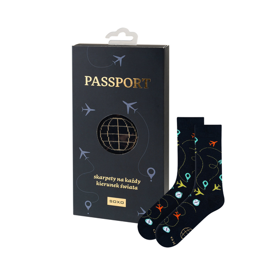 Skarpetki Paszport-40–45 SOXO