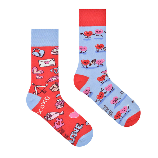 Skarpetki Serca 44-46 Spox Sox