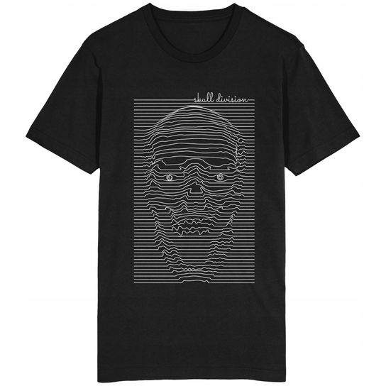 Skull Joy Division Koszulka Unknown Pleasures GILDAN