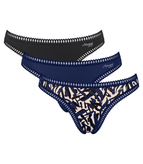 Sloggi trójpak stringi damskie GO Crush String C3P-S Sloggi