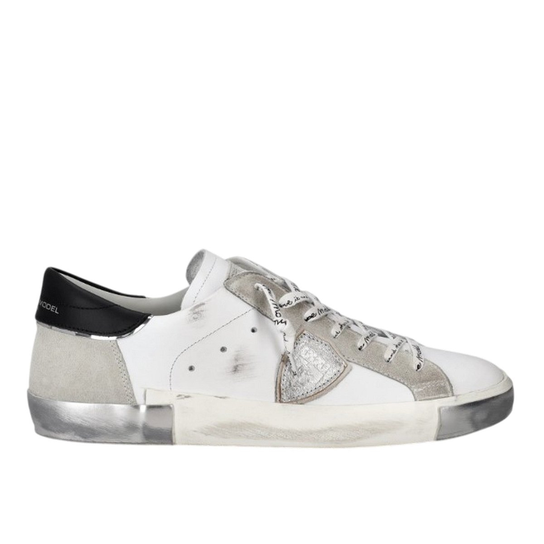 sneaker uomo philippe model - prsx low man - argento Inna marka