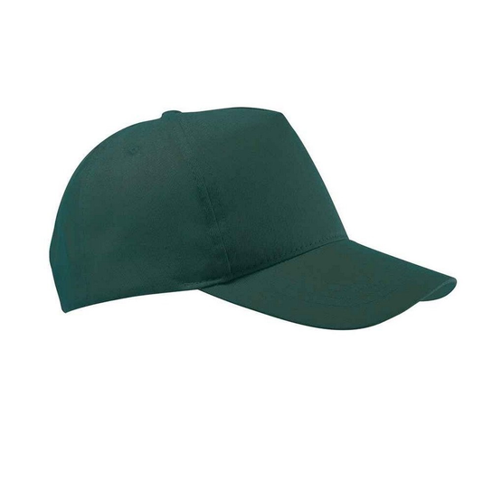 SOLS Buzz 5 Panel Baseball Cap (OS / Zielony) SOLS