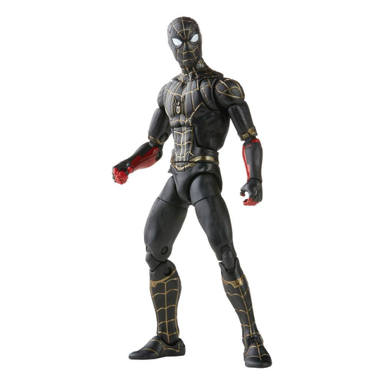 Spider-Man: Marvel Legends - Spider-Man (Black & Gold Suit) (Szybka Na Froncie Posiada Rysy) Hasbro
