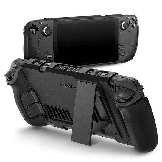 Spigen, Etui do Steam Deck Thin Fit "Pro", czarne Spigen