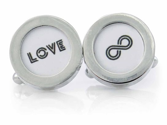 Spinki do mankietów - LOVE ∞ U248 Modini