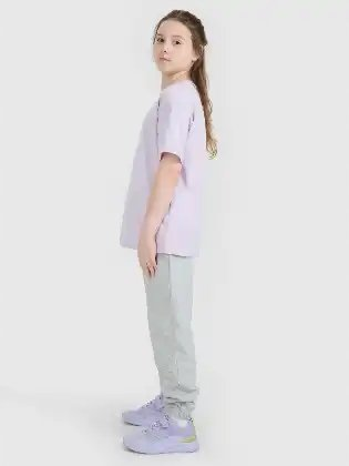 SPODNIE DZIEWCZĘCE DRESOWE 4F BASIC TTROF1509 AW25 122 4F