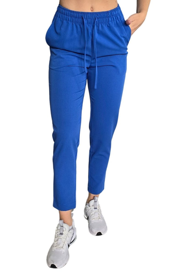 Spodnie medyczne chabrowe basic premium roz. M M&C