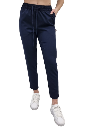 Spodnie medyczne ciemny granat basic premium roz. M M&C