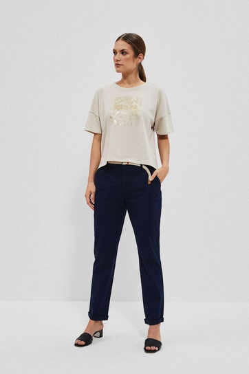Spodnie typu chinos-XS Moodo