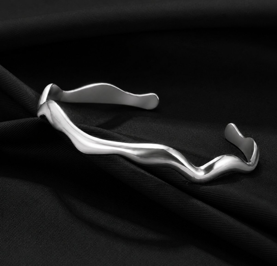 Srebrna Bransoletka Silver Wave Orvella