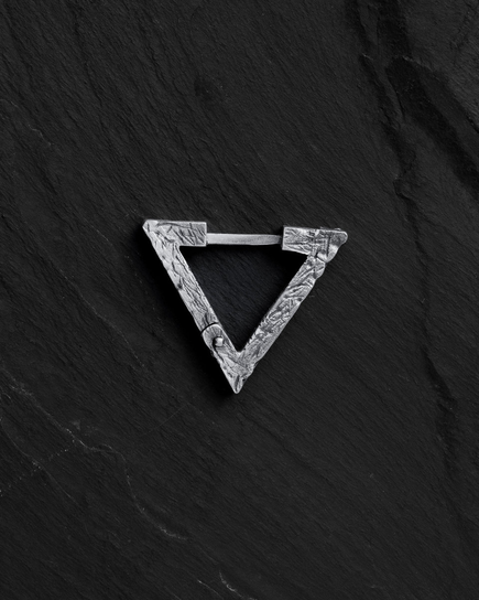 Srebrny kolczyk RISK Reytel Jewelry