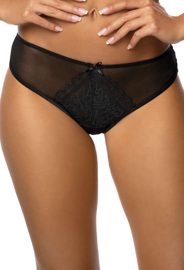 Stringi czarny Estelle S-0198/4-36 MAT Lingerie