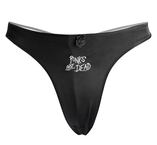 Stringi Damskie Punks Not Dead-L Inna marka