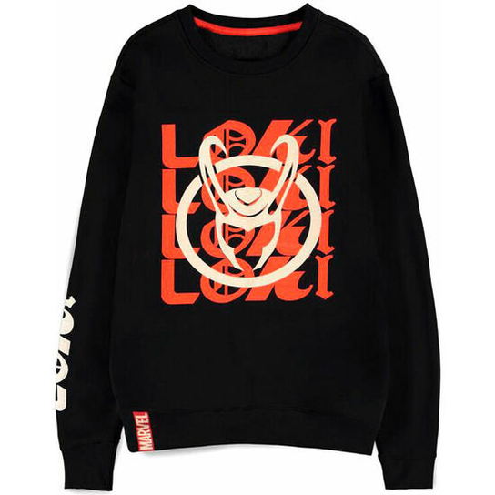 Sudadera Logo Text Loki Marvel Difuzed