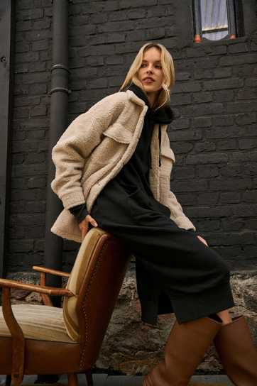 Sukienka bluza oversize -S Moodo