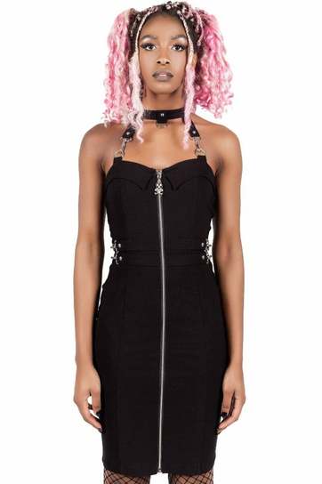 sukienka KILLSTAR - MAN EATER (BLACK)-M Inna marka