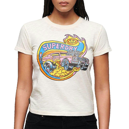 Superdry Neon Motor Graphic Fitted Inna marka