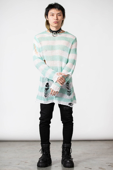sweter KILLSTAR - PEPPERMINT (MINT) Pozostałe marki