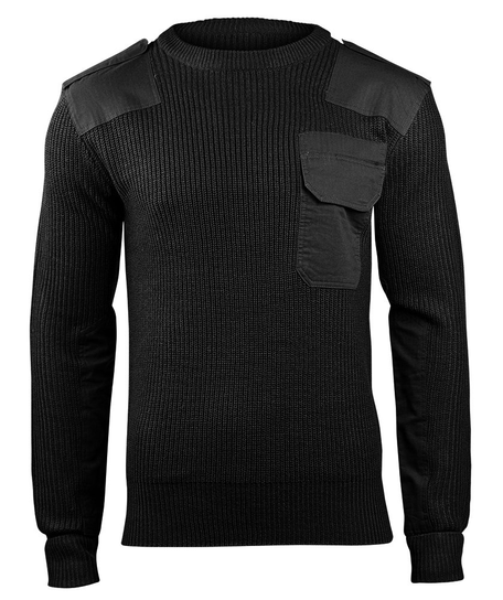 sweter WOJSKOWY BW PULLOVER BLACK-M Inna marka