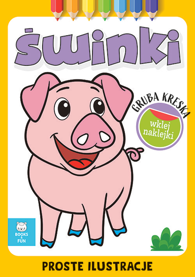Świnki. Gruba kreska Inna marka