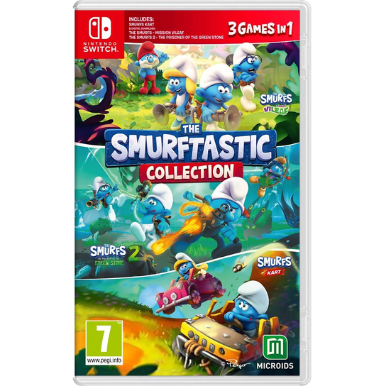 Switch Smurftastic Collection 3 gry w 1 Microids