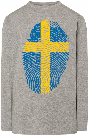 Szwecja Flaga Odcisk Bluza Longsleeve Rozm.5XL Inna marka