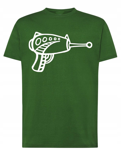 T-Shirt męski fajny nadruk Broń BLASTER r.XS Inna marka
