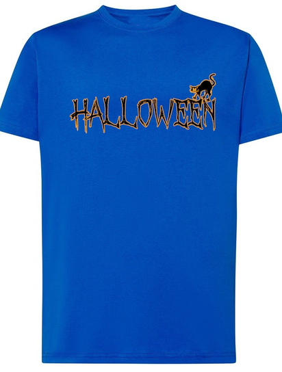 T-Shirt męski nadruk Halloween Kot Rozm.3XL Inna marka