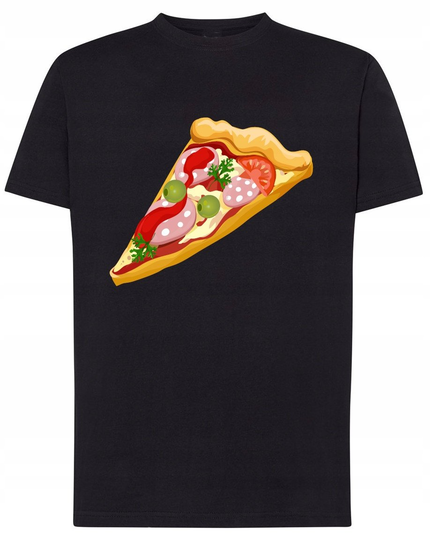 T-Shirt męski Pizza Kawałek Pizzy r.M Inna marka