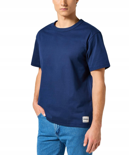 T-shirt Wrangler SS SOLID TEE 112357358 Navy S Wrangler