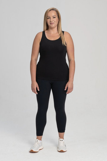 Tank Top Czarny 2XL BalticBird