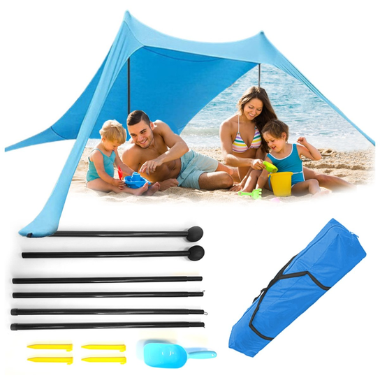 Tarp plażowy zadaszenie przeciwsłoneczne na plażę i biwak Zolta