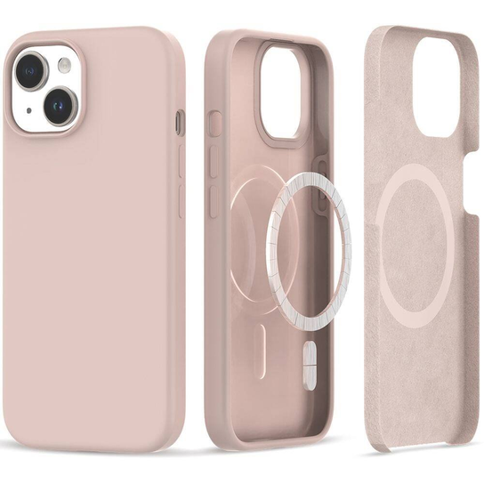 TECH-PROTECT SILICONE MAGSAFE IPHONE 15 PLUS CANDY PINK TECH-PROTECT