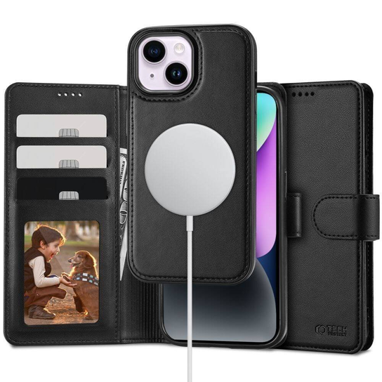TECH-PROTECT WALLET MAGSAFE IPHONE 15 BLACK TECH-PROTECT