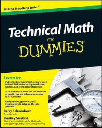 Technical Math For Dummies Schoenborn Barry