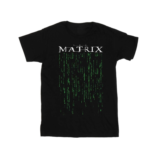 The Matrix Męska Koszulka Green Code (M / Czarny) Warner Bros