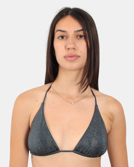 Thin Adjustable Triangle Bikini Top - Shiny Strass 16H MC2