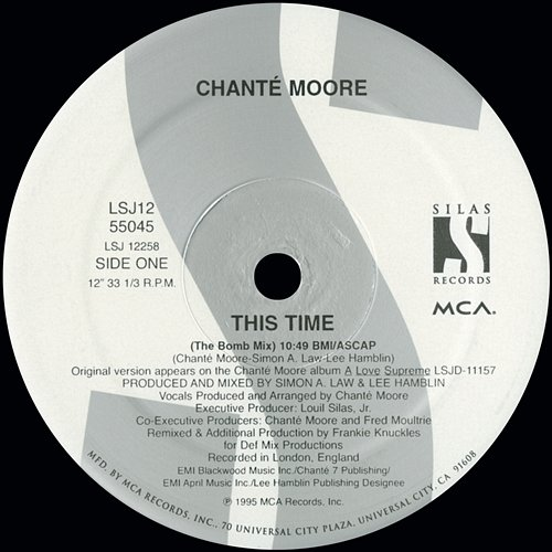 This Time / Old School Lovin' Chanté Moore
