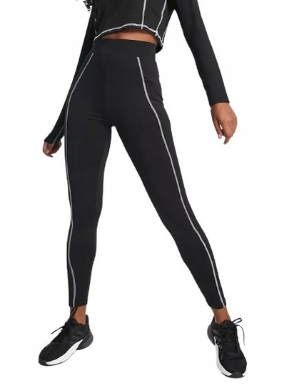 THREADBARE LEGGINSY DAMSKIE CZARNE BASIC 36 1XMC Threadbare